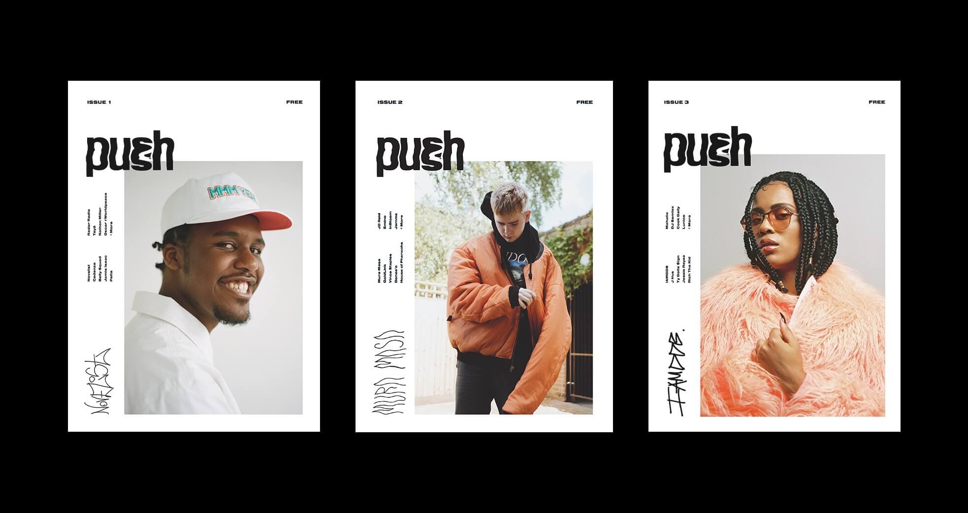 Push Magazine covers