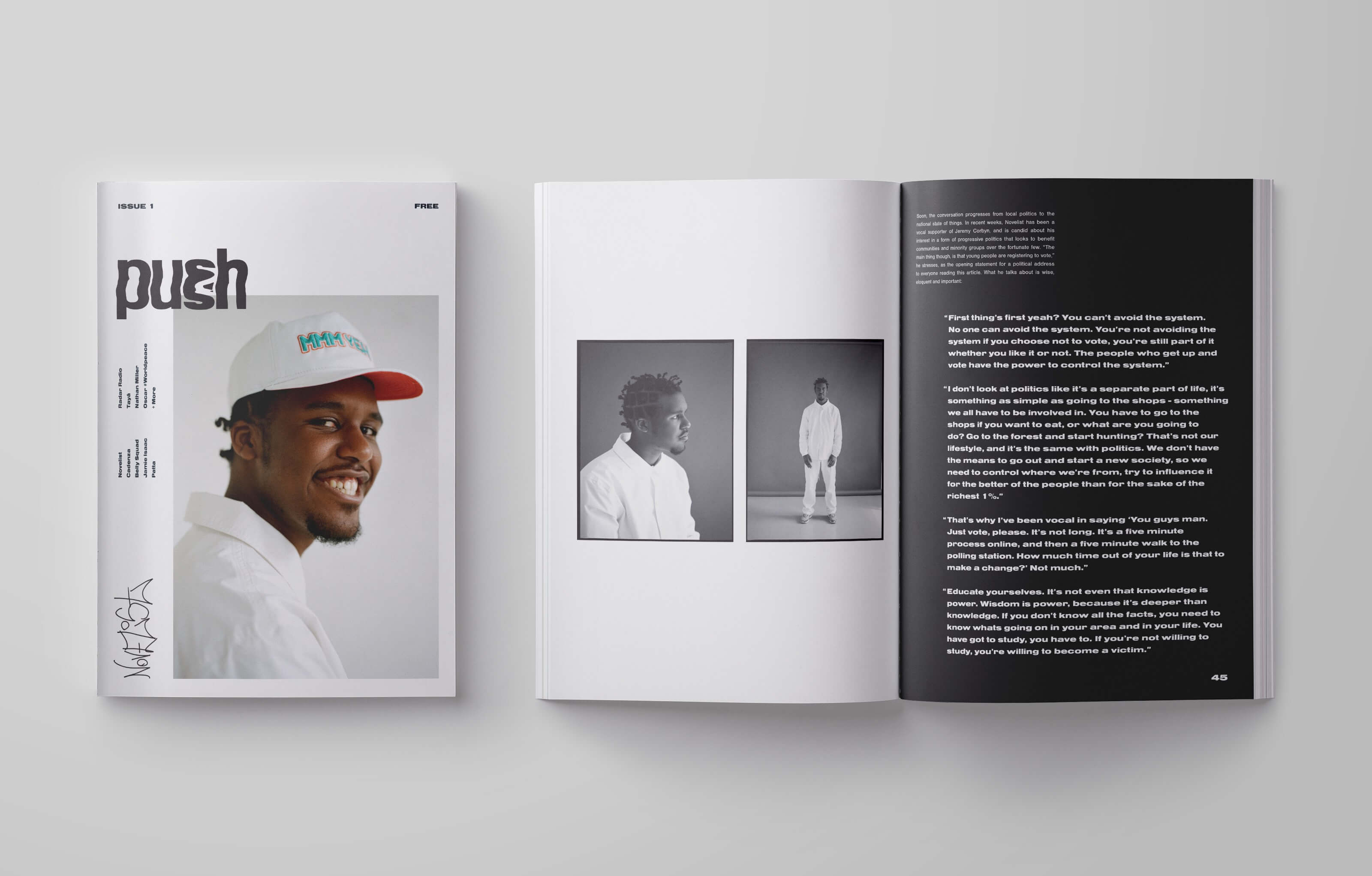 Push Magazine spread 1